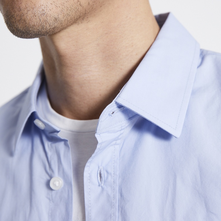 Poplin shirt "Pauli" Blue